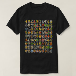 T-shirt Italian Brainrot 90 Meme Characters