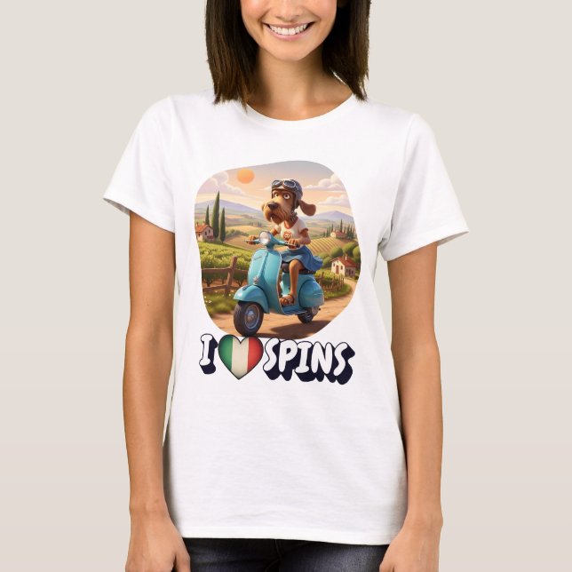 T-shirt Italian Spinone cool (Devant)