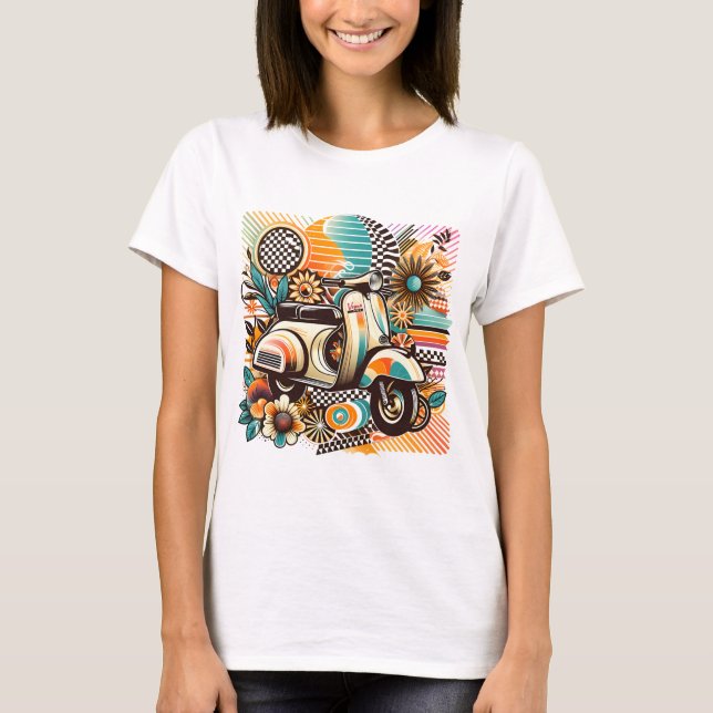 T-shirt Italian Vespa (Devant)