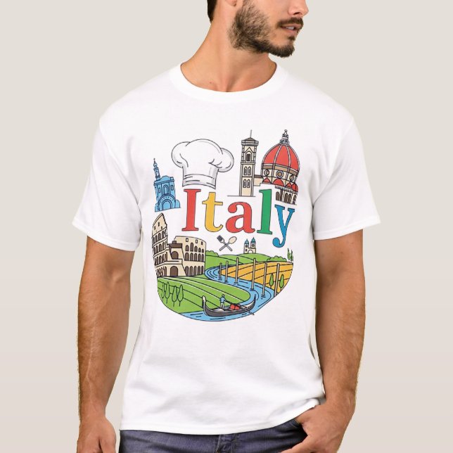 T-SHIRT ITALIE (Devant)