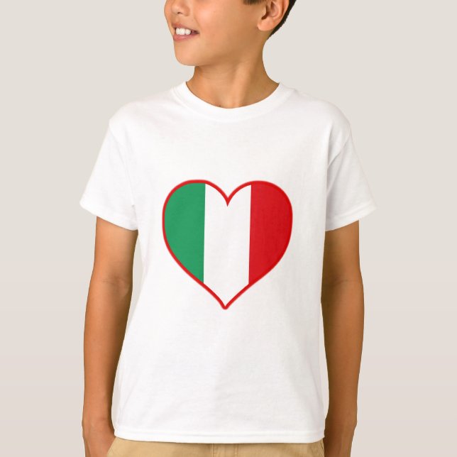 T-shirt Italie amour (Devant)