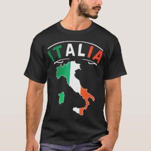 T-shirt Italie cadeau italien italiana Pays 90s basket-bal