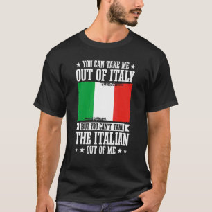 T-shirt Italie Culture Italienne Vous ne pouvez pas prendr