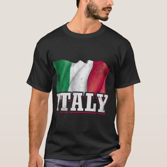 T-shirt Italie Drapeau Italien (Devant)