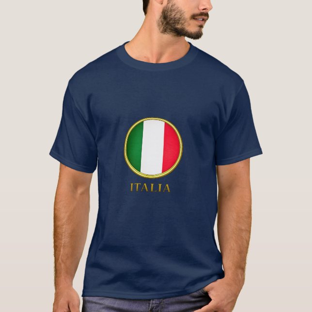 T-shirt Italie - Drapeau Italien (Devant)