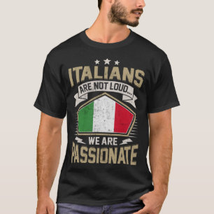 T-shirt Italie Drapeau Passionné Italiens Filles & Femmes