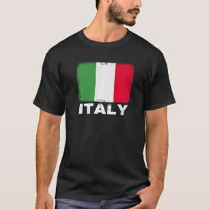 T-shirt Italie Drapeau Soutien Italiens Femmes Hommes