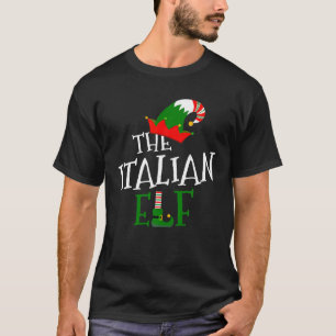 T-shirt Italie Elf Family Matching Group Cadeau Christm