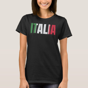 T-shirt Italie fans drapeau italien Italia football soccer