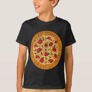 T-shirt Italie Fierté Alimentation de pizza italienne Pepp