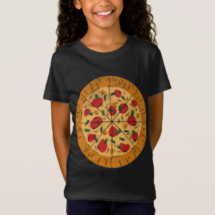 T-Shirt Italie Fierté Alimentation de pizza italienne Pepp