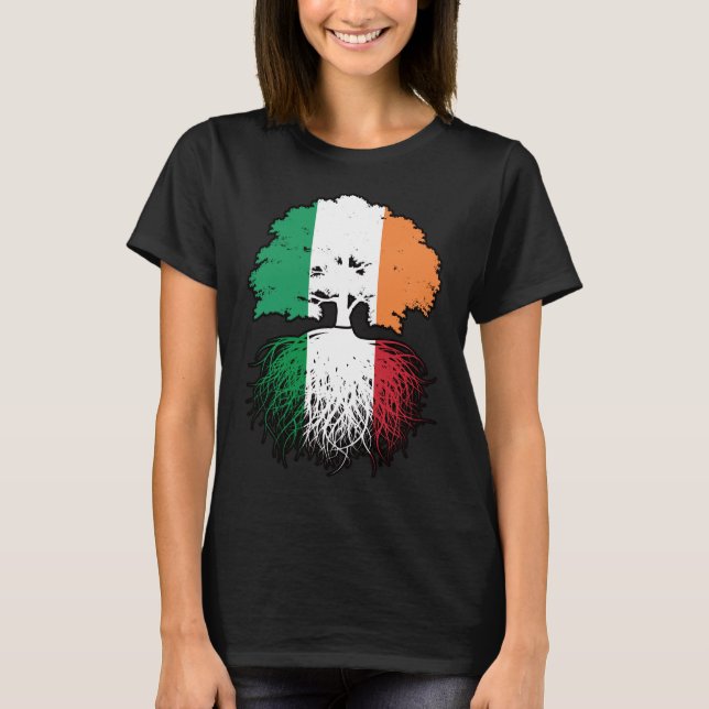 T-shirt Italie Irlande Irlande Irlande Irlande Italie Drap (Devant)