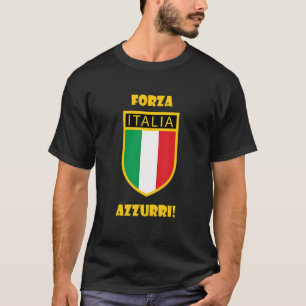 T-shirt Italie Italia Sport Rétro Vintage Maillot Forza Az