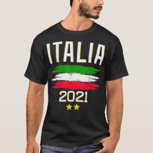 T-shirt Italie Italienne Champions de football Italia Son