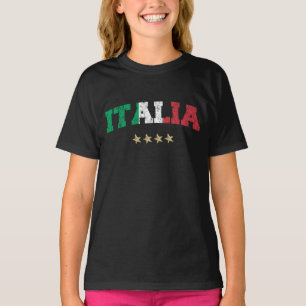 T-shirt Italie maillot de football Fan drapeau italien