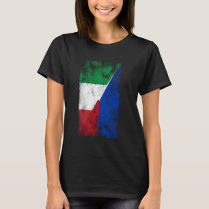 T-shirt Italie Philippines Drapeaux - Italien Filipino, Ph