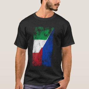 T-shirt Italie Philippines Drapeaux - Italien Filipino, Ph