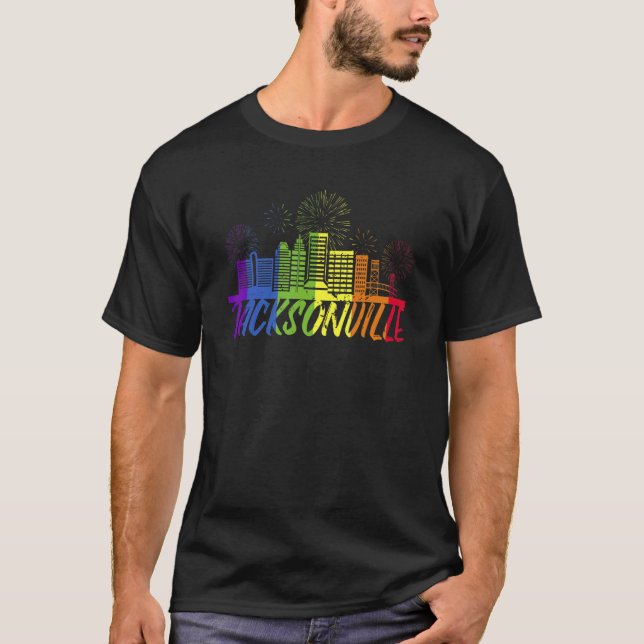 T-shirt Italie Pride Skyline Pride Parade Italie (Devant)