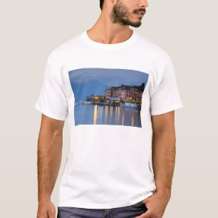 T-shirt Italie, province de Côme, Bellagio. Vue de la vill
