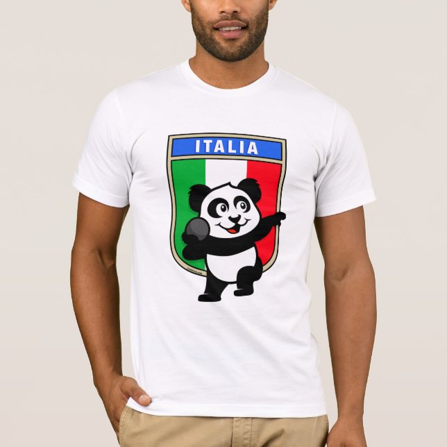 T-shirt Italie Shot Put Panda (Devant)