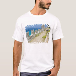 T-shirt Italie, Sicile, Cefalu, Promenade le long de la fa