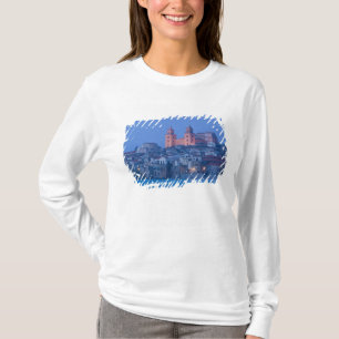 T-shirt Italie, Sicile, Cefalu, Vue avec Duomo depuis