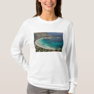 T-shirt Italie, Sicile, Mondello, Vue de la plage depuis