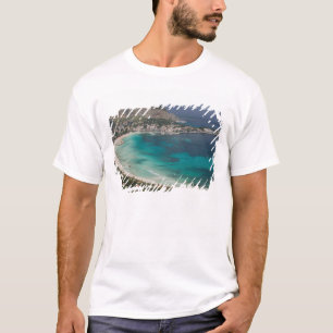 T-shirt Italie, Sicile, Mondello, Vue de la plage depuis