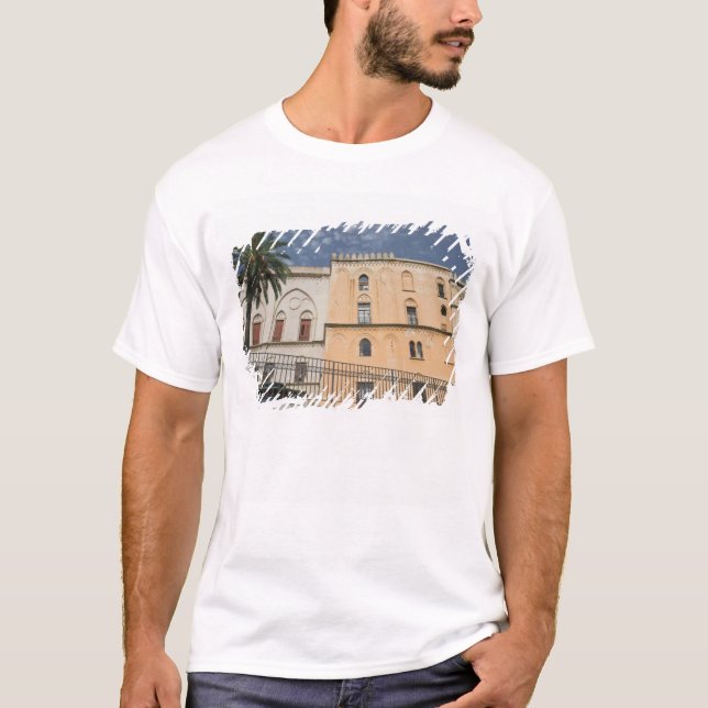 T-shirt Italie, Sicile, Palerme, Palazzo dei Normanni (Devant)