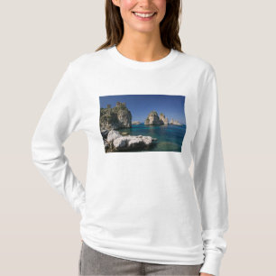 T-shirt Italie, Sicile, Scopello, Roches près de Tonnara