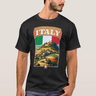 T-shirt Italie Toscane Campagne Europe