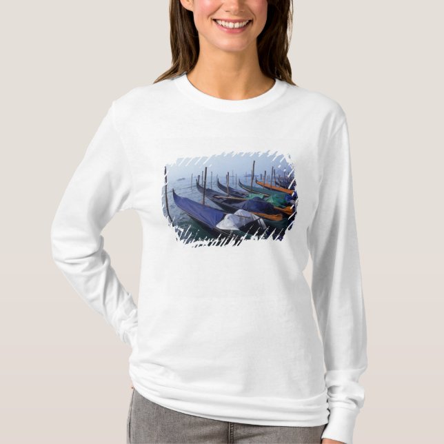 T-shirt Italie, Venise. Gondoles. (Devant)