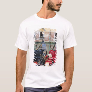 T-shirt Italie, Venise, Mise au point sélective de gondole
