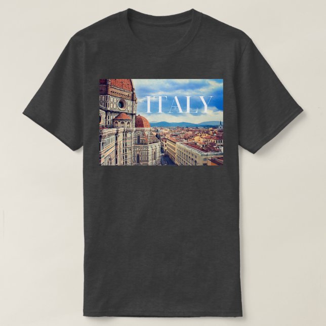 T-shirt Italie Ville De Florence Florence (Design devant)