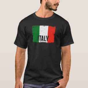 T-shirt Italie vintage Drapeau Italie Patrimoine Racines