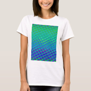 T-shirt Italien bleu sirène Motif Art Imprimer