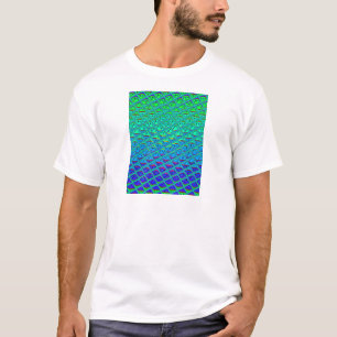 T-shirt Italien bleu sirène Motif Art Imprimer