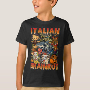 T-shirt Italien Brainrot mème Italien Brainrot Halloween C