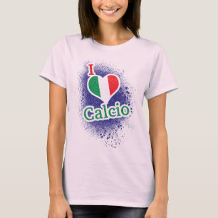 T-Shirt Italien De Football Calcio