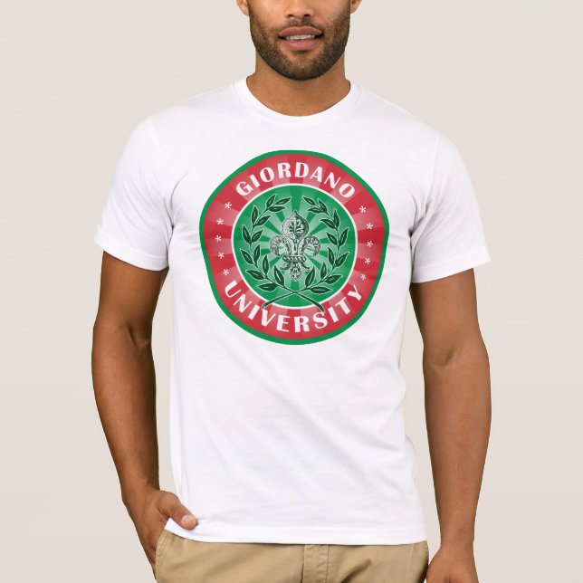 T-shirt Italien d'université de Giordano (Devant)