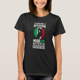 T-shirt Italien Gesture Italie Drapeau Italien Mode de lan