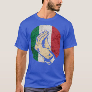 T-shirt Italien Gesture Main Langue Chanter Funny Italie F