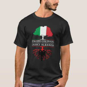 T-shirt Italien grandi avec des racines albanaises Albanie