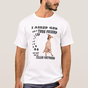 T-shirt Italien Greyhound Citation Maman, Papa Sighthththi