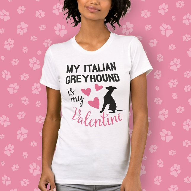 T-shirt Italien Greyhound est mon Amoureux des chiens Vale (Créateur téléchargé)