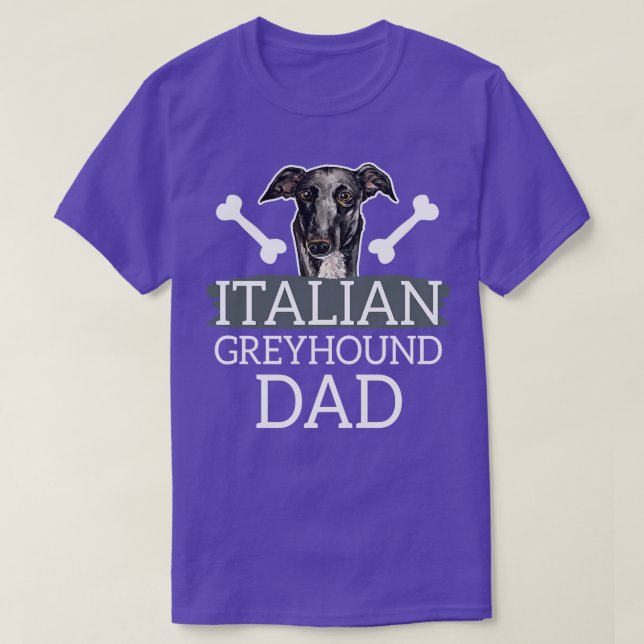 T-shirt Italien Greyhound Papa (Design devant)
