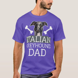 T-shirt Italien Greyhound Papa