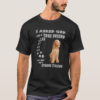 T-shirt Italien Griffon Chien Maman Bracco Spinoso Papa, S