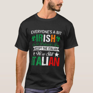 T-shirt Italien Nous Sommes Toujours Italiens Le Jour De L