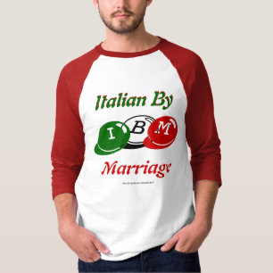 T-shirt Italien par mariage